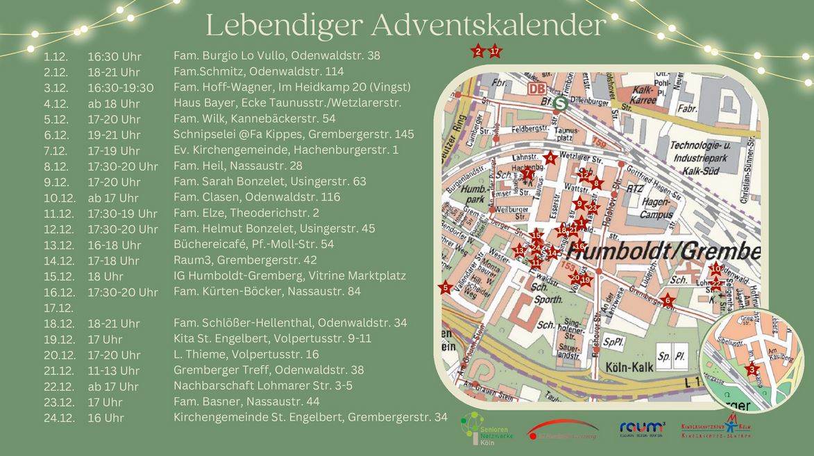 You are currently viewing Lebendiger Advent in Kalk | Humboldt