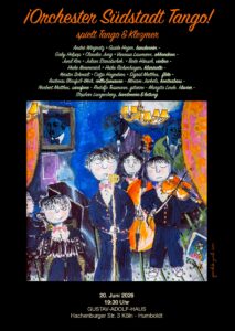 Mehr über den Artikel erfahren Orchester Südstadt Tango am 20. Juni um 19.30 Uhr im Gustav-Adolf-Haus