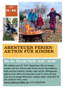 Mehr über den Artikel erfahren Abenteuer Ferienaktion für Kinder