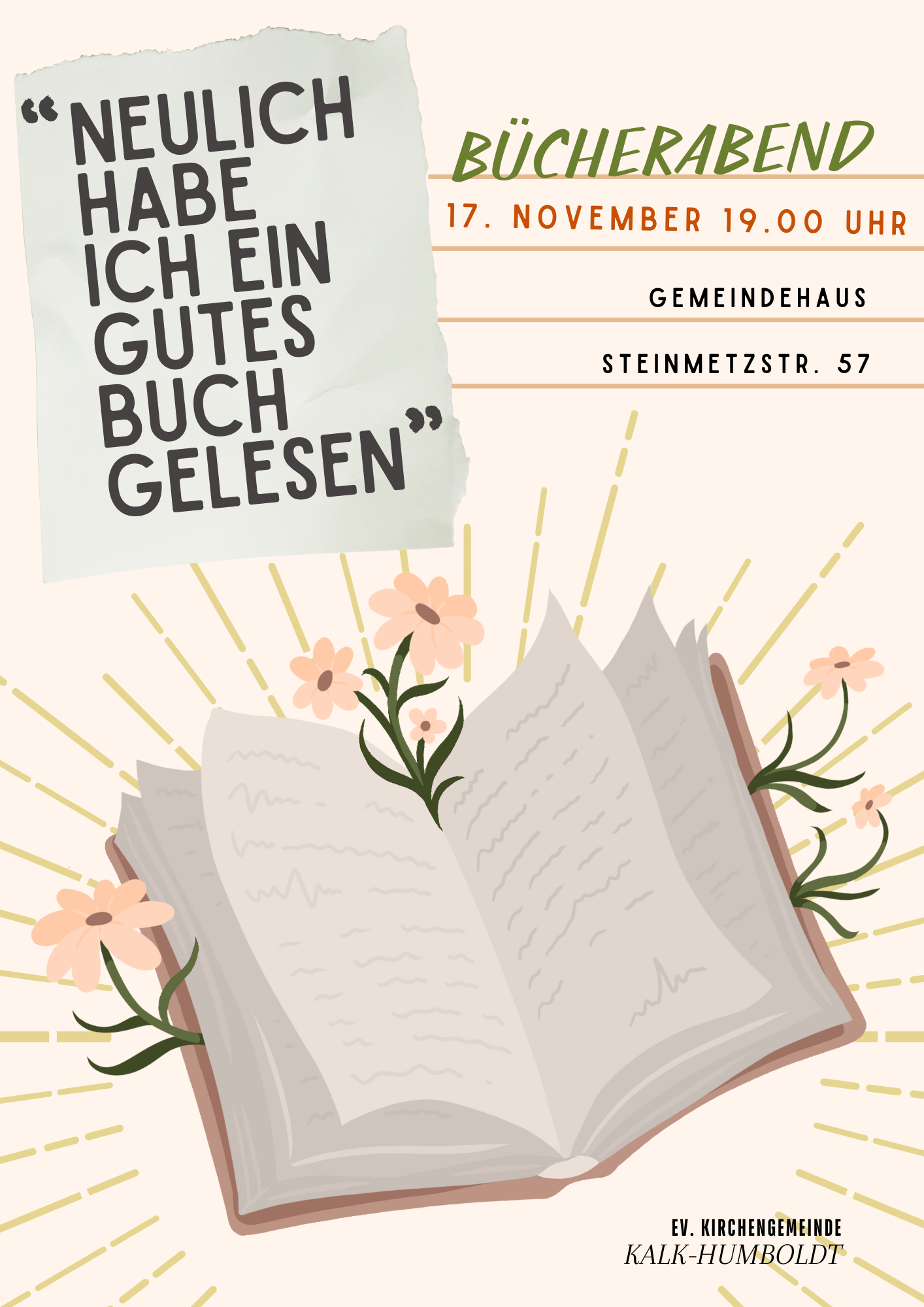 Du betrachtest gerade Bücherabend