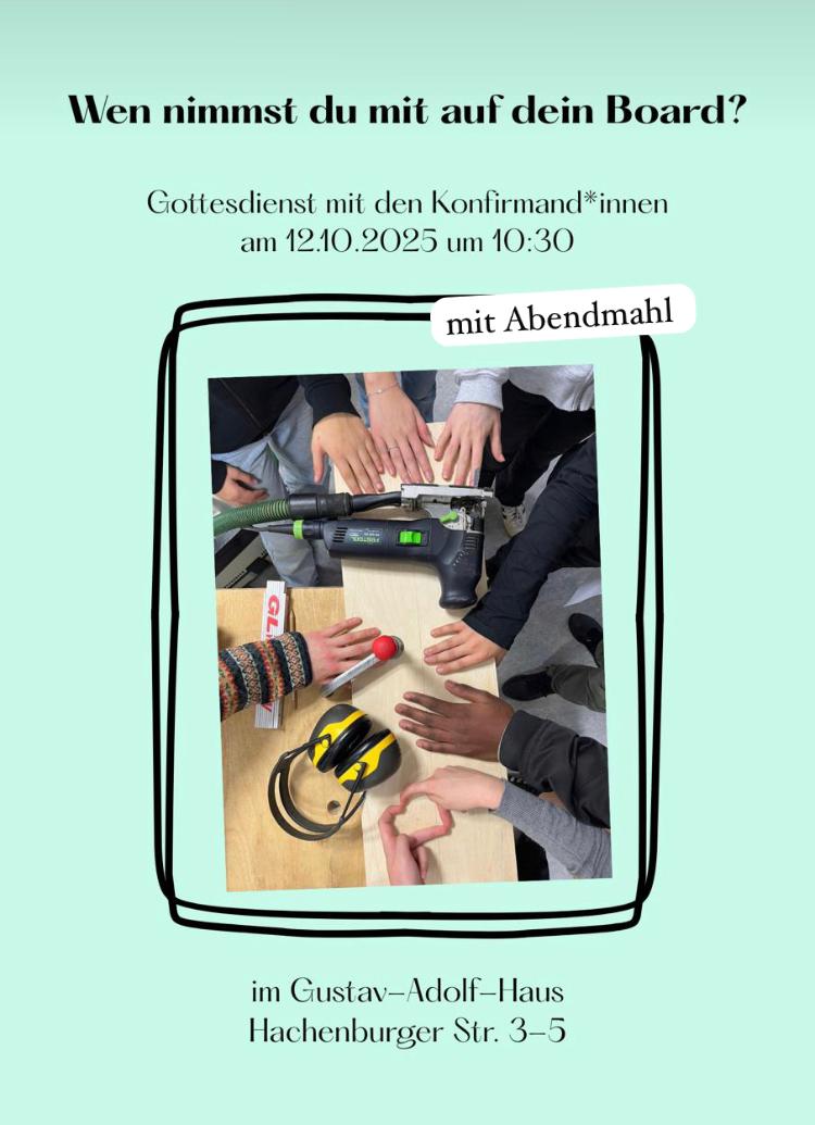 Du betrachtest gerade Gottesdienst mit den Konfirmand*innen am 12.10.2025