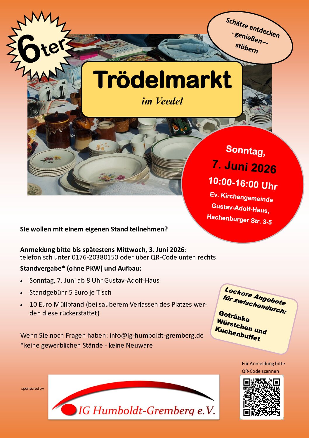 Du betrachtest gerade Trödelmarkt am 7. Juni