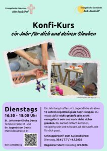 Mehr über den Artikel erfahren Neuer Konfikurs