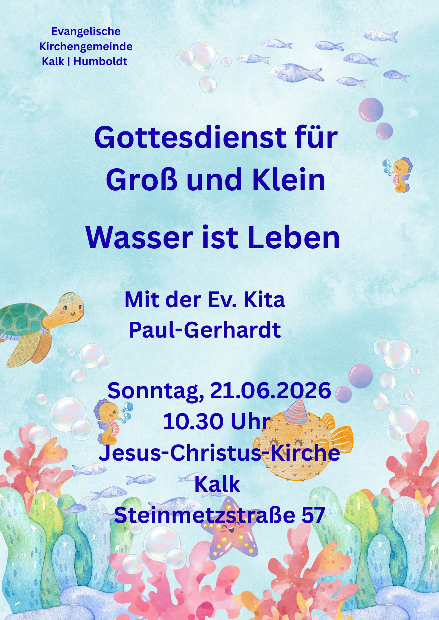 Du betrachtest gerade Gottesdienst mit Kita